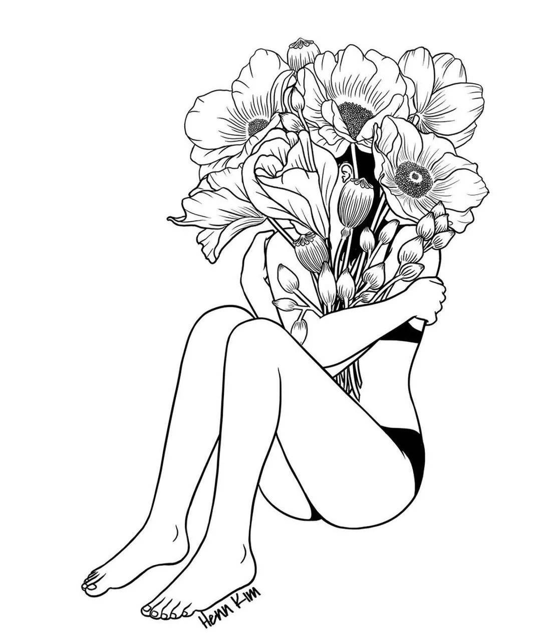 14张黑白插画,揭示了现代人的痛处与挣扎!破防了:原来大家都这么孤独!