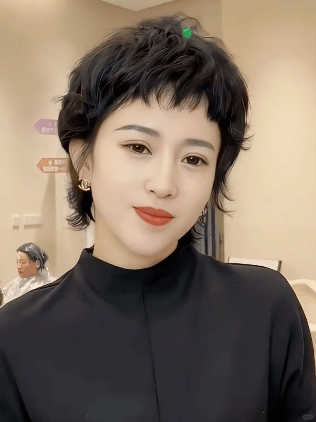 复古|简约 小众感|女生短卷发|超好看