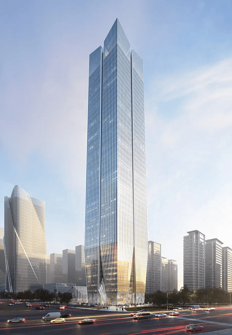 温州滨江cbd超高层"云筑大厦"封顶