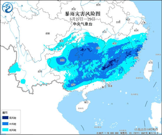 今年以来南方最强降雨来袭 警惕暴雨致灾风险
