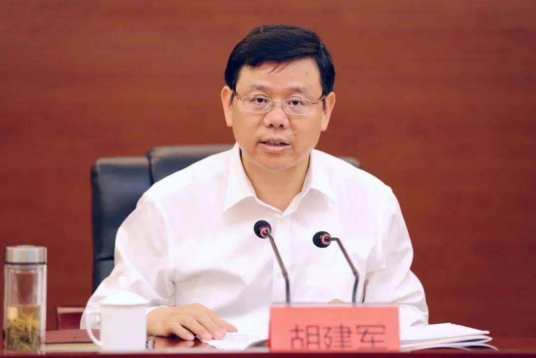 人民网 资料图公开资料显示,胡建军出生于1966年,曾任宿迁市沭阳县