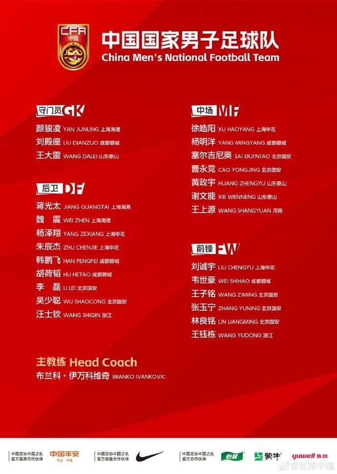 国足出征印尼世预赛：刘若钒因伤缺席，新星王钰栋或成亮点