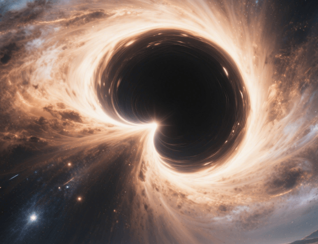 宇宙奇观！8000万光年外黑洞疑似“躺平”，X射线结构现十字型
