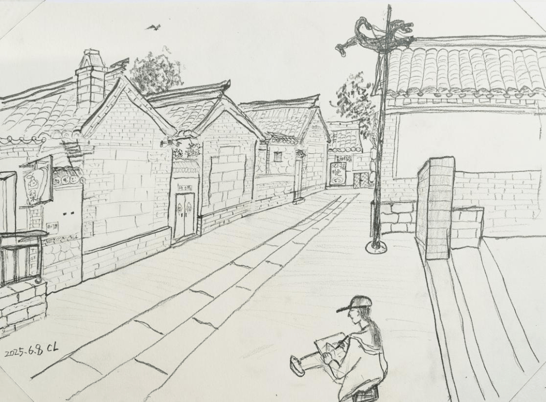 "和美家乡 写生烟台" 市青少年宫小画家所城里绘画实践活动