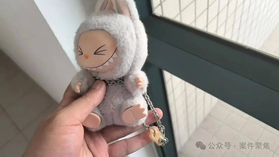 戴2万元爱马仕项圈的Labubu丢了
！上海市民求助民警“找娃娃”