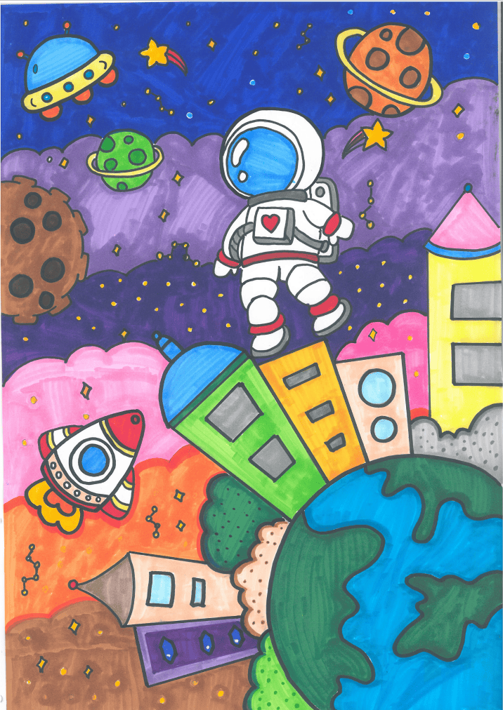 揭晓| "我的梦 上太空" 儿童绘画比赛获奖名单公布