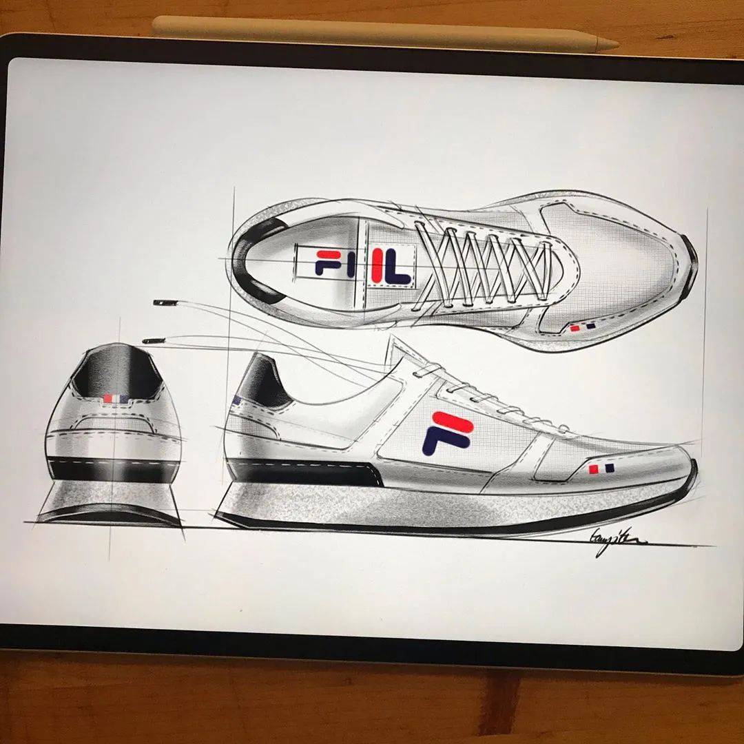 2,鞋子手绘前期草图1,鞋子后期提案手绘各种样式都有,可以练习画鞋