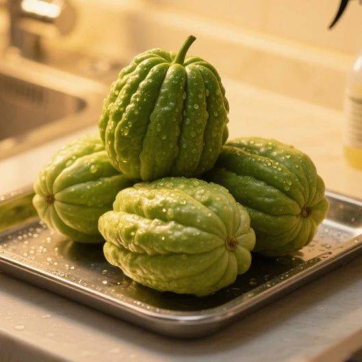 丝瓜苦瓜靠边站，7月最该吃这个“夏瓜王”！补钙、抗衰老，还是“心脏保护伞”_佛手瓜_牛奶_瓜片