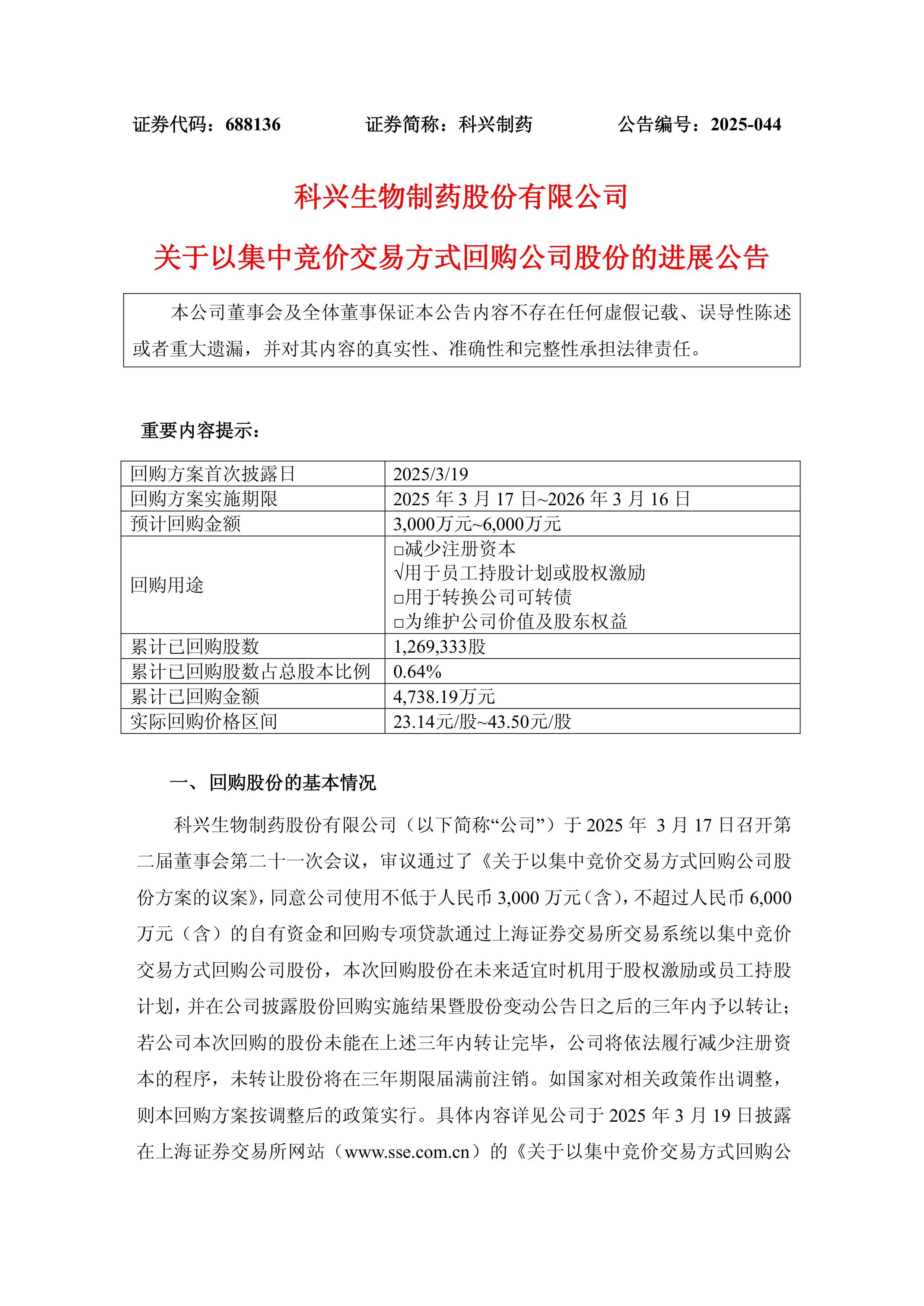 科兴制药的股票技术分析