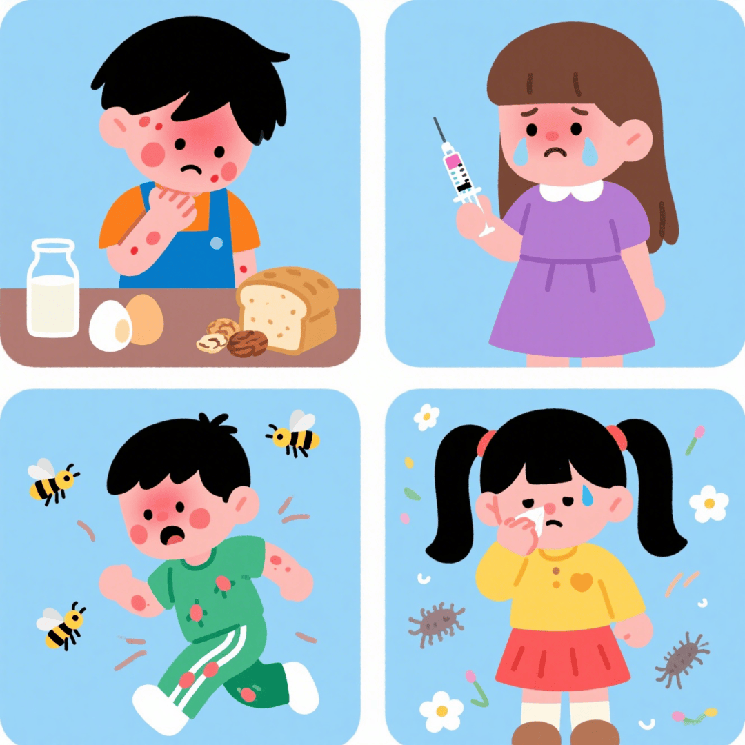 当孩子突发严重过敏?这些急救知识应掌握