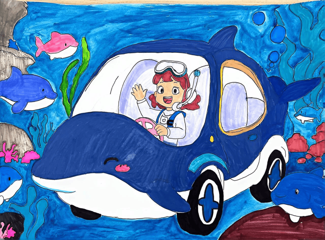 展览| "绘见未来 绿动出行"新能源汽车绘画展