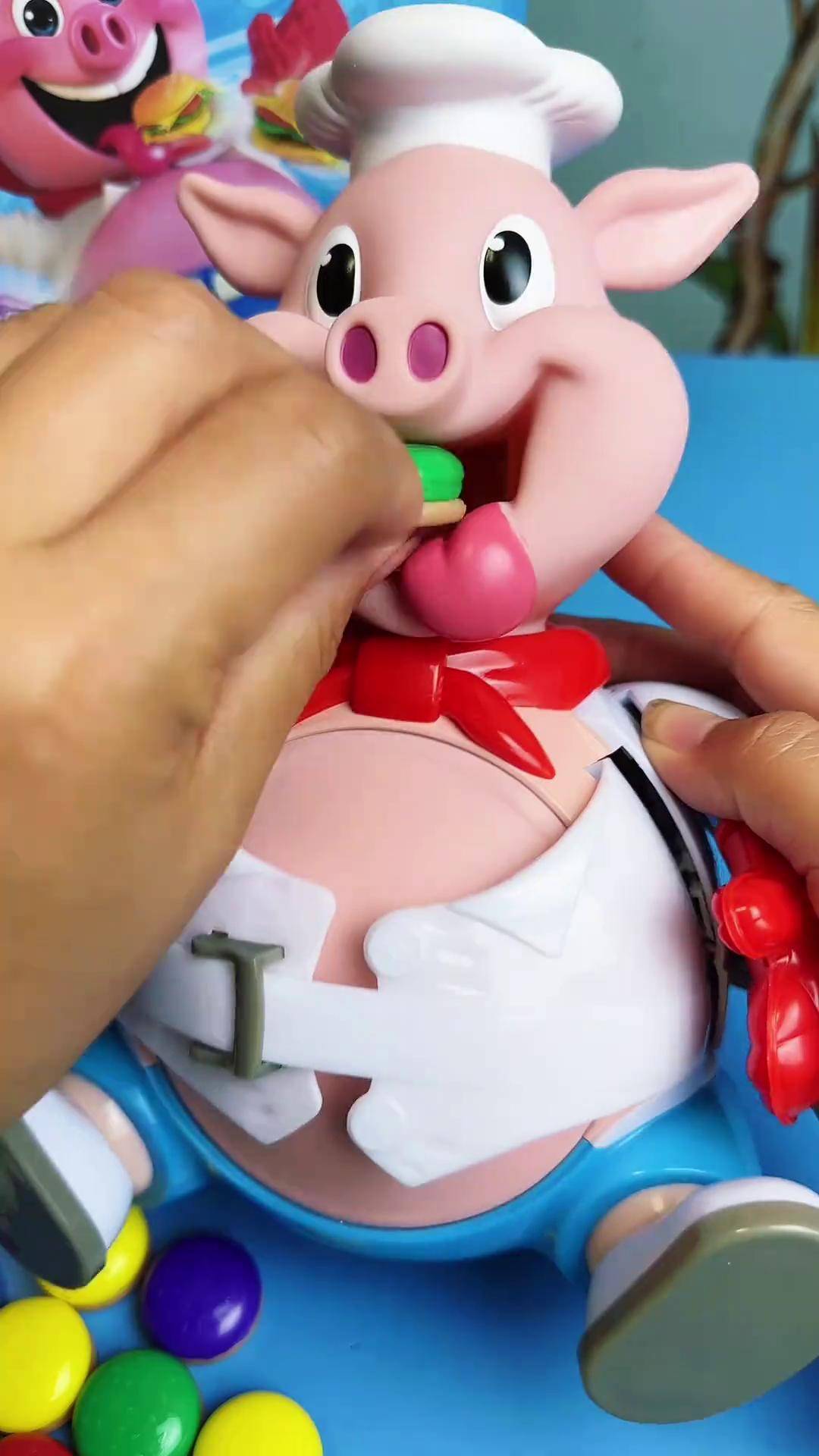 贪吃的大嘴猪儿童益智桌游