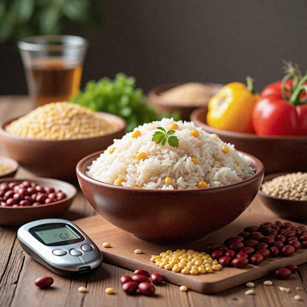 糖尿病使用5种大米的“转化技术”将其变成降糖