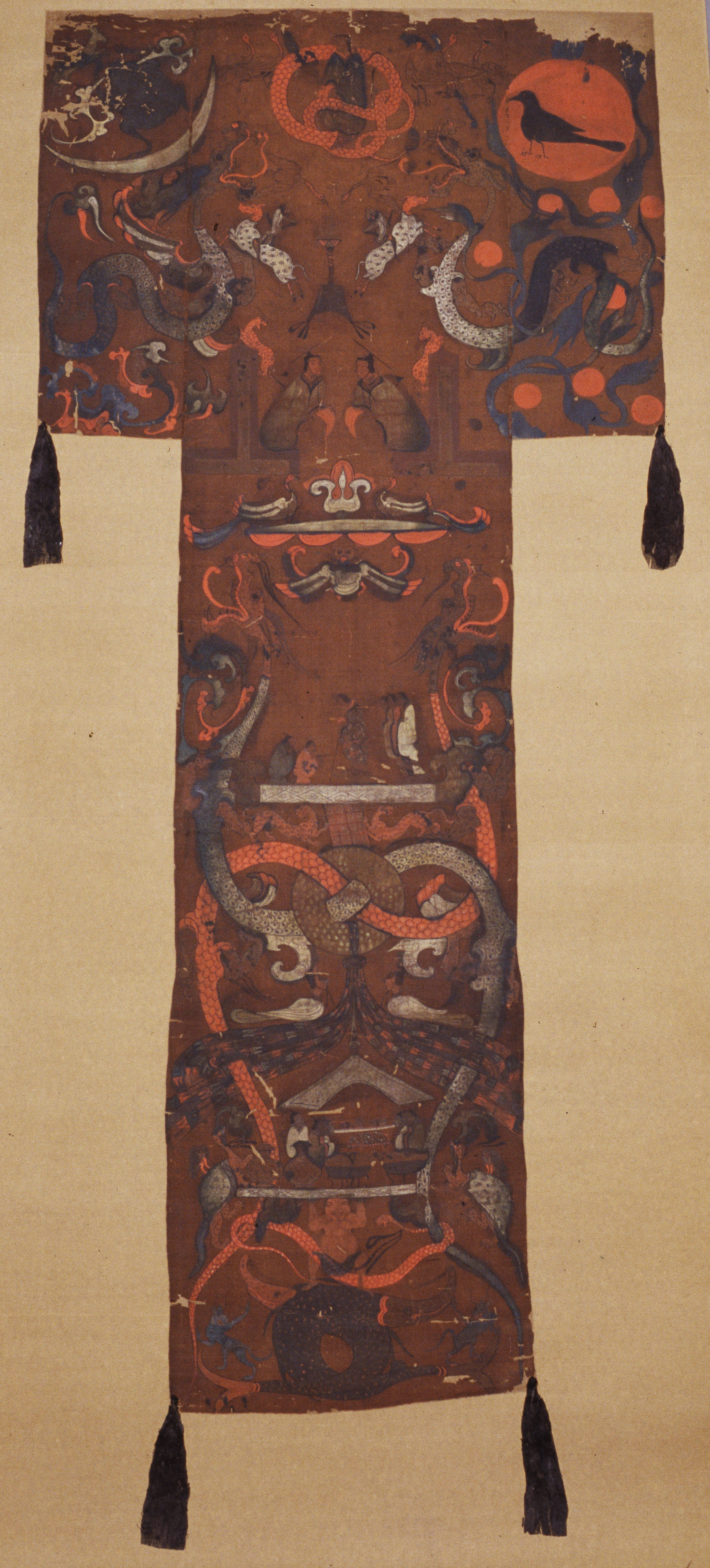 战国人物帛画 | 先秦绘画艺术中的双璧