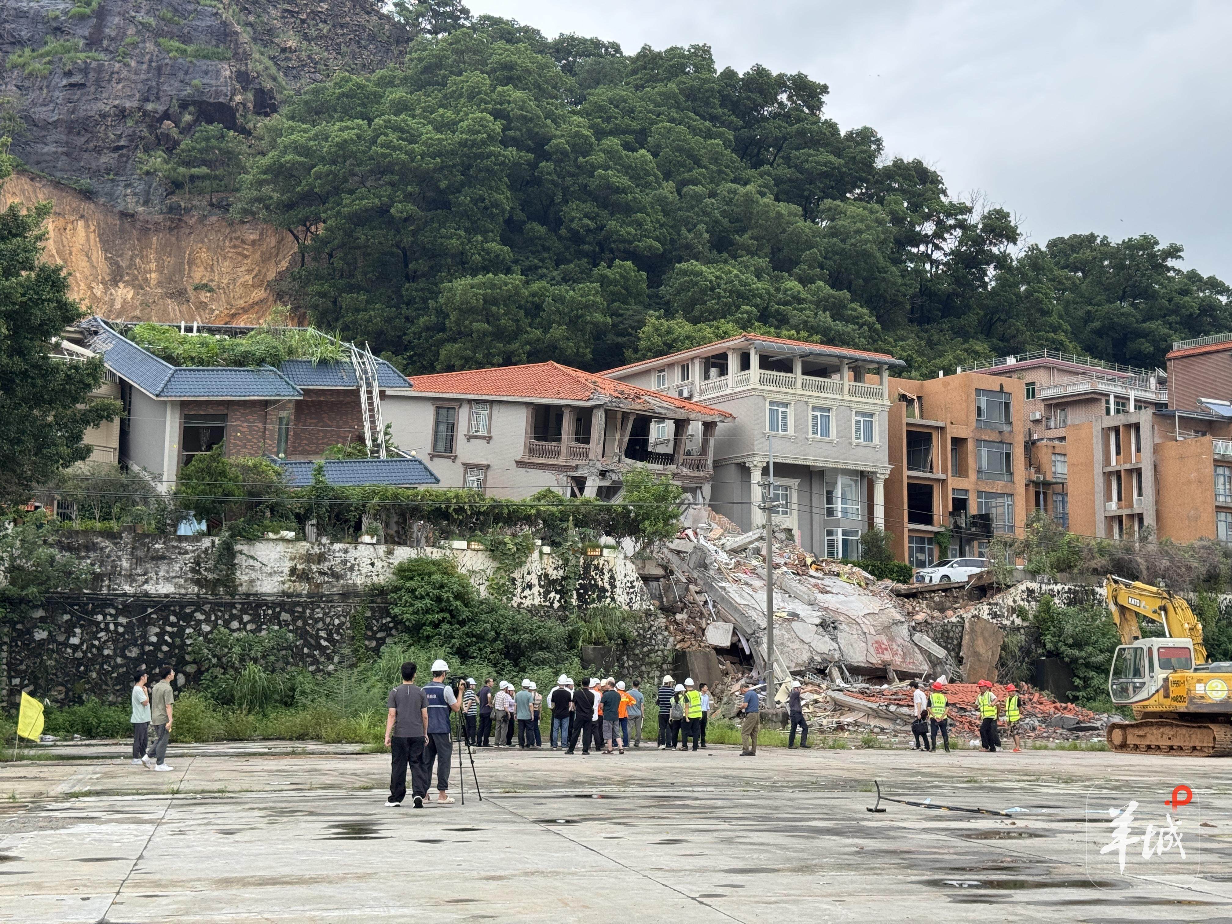 救援仍在进行！广州黄庄山体滑坡已转移群众74人