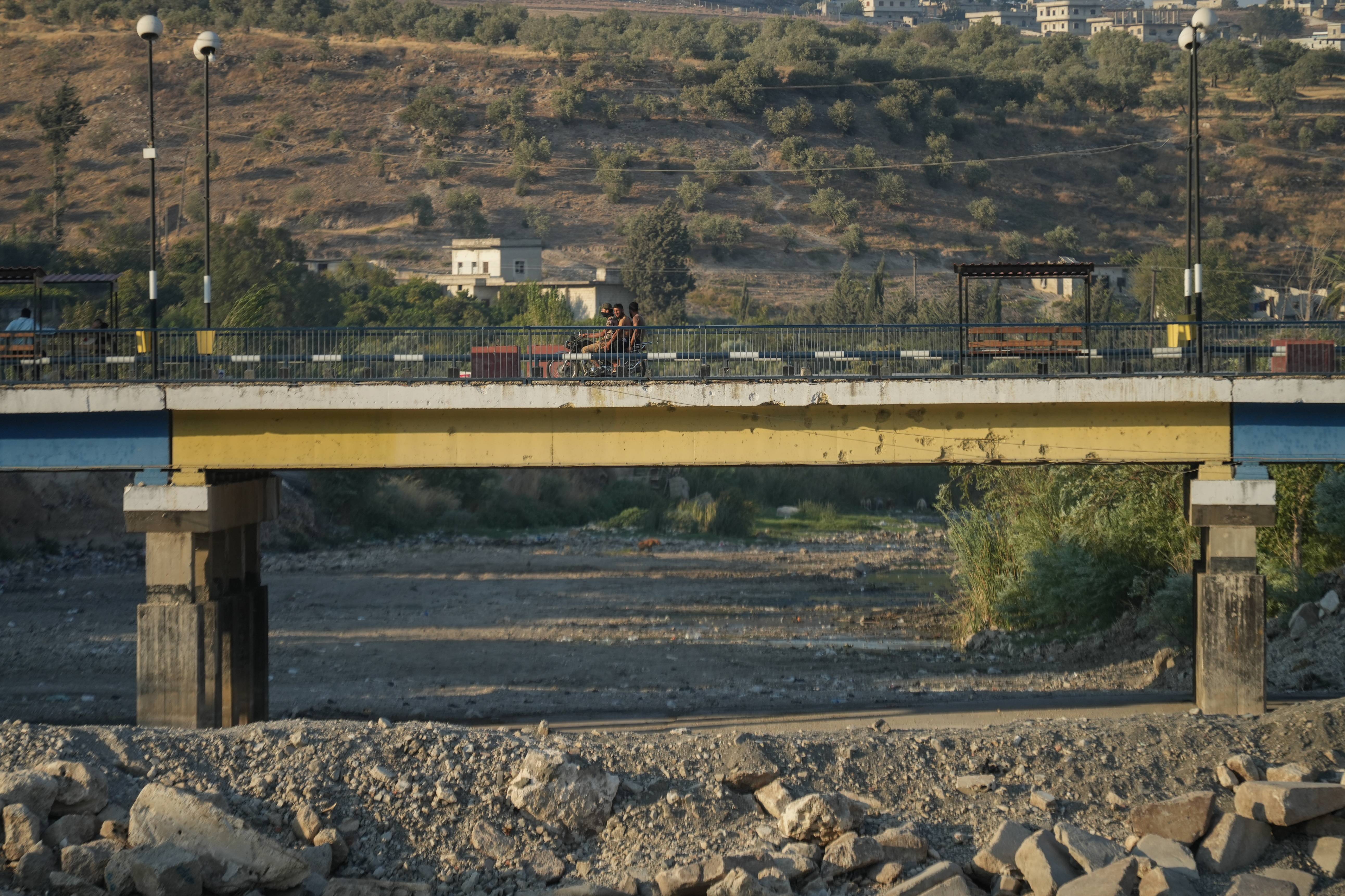 叙利亚:干涸的奥龙特斯河