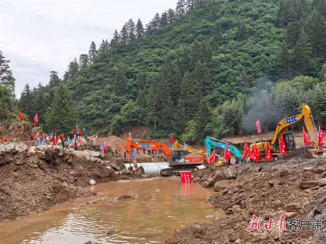 榆中县所有受损道路全部打通