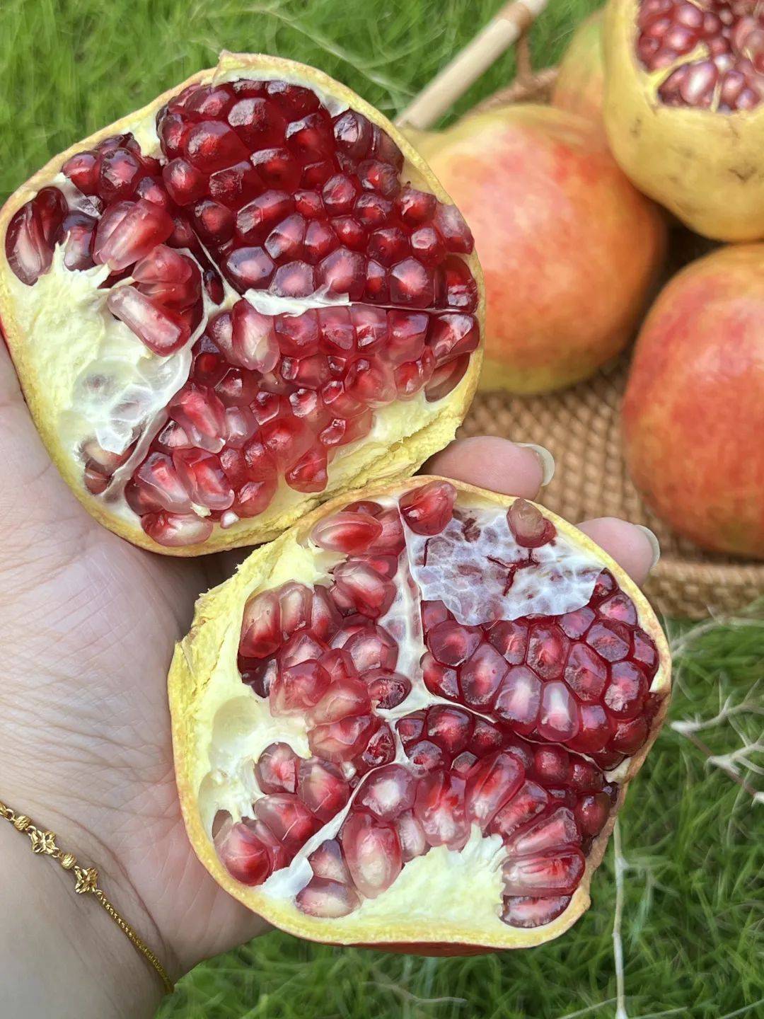 果肉晶莹剔透,粒大籽软,软籽能直接吃