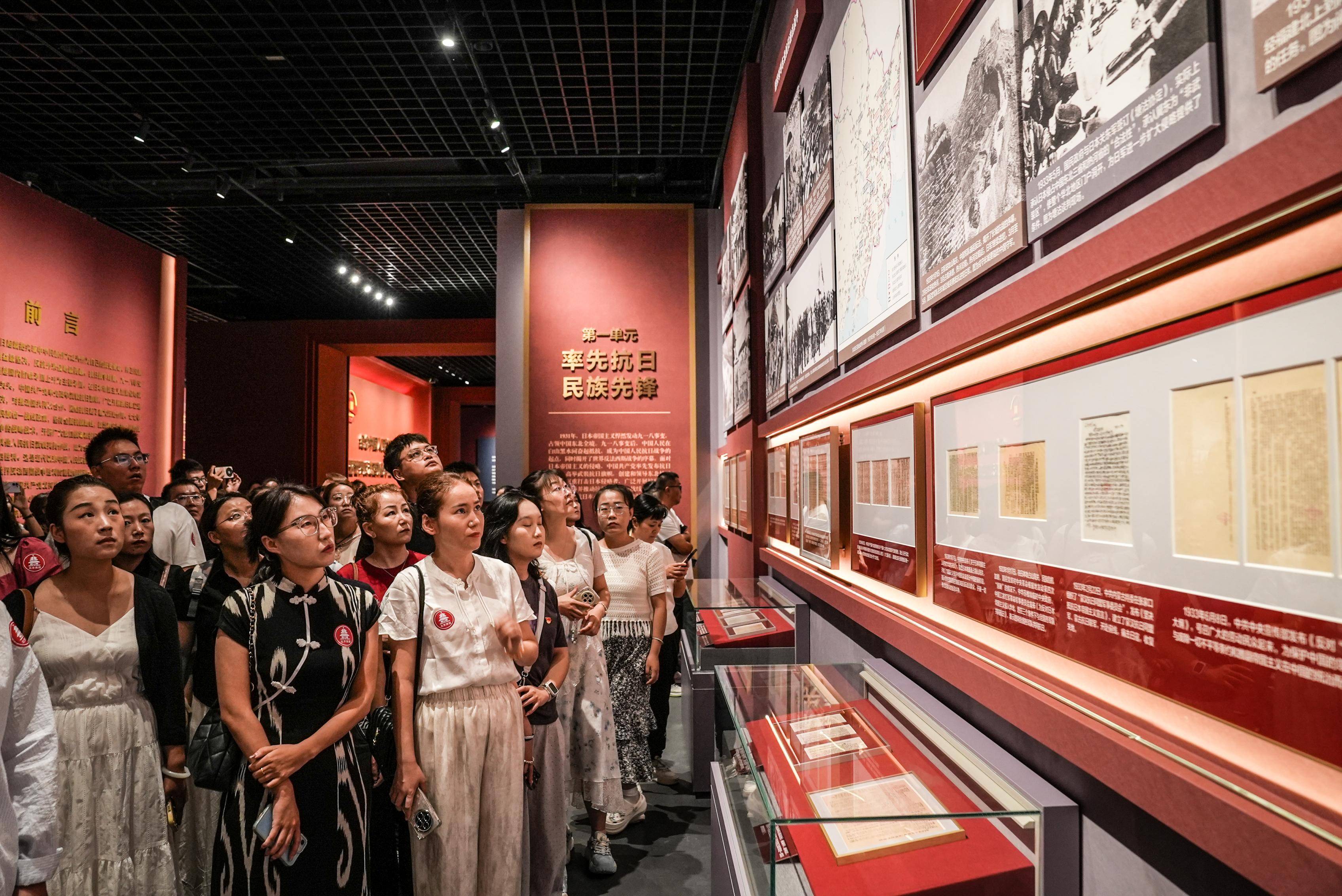 再现"中流砥柱"抗战史诗,党史展览馆新展开幕