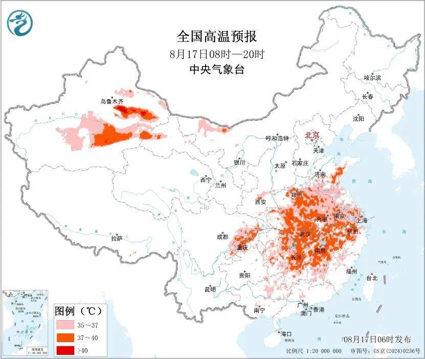 【全国天气】西北华北内蒙古等地多降雨和对流天气黄淮江淮江南等地有持续性高温