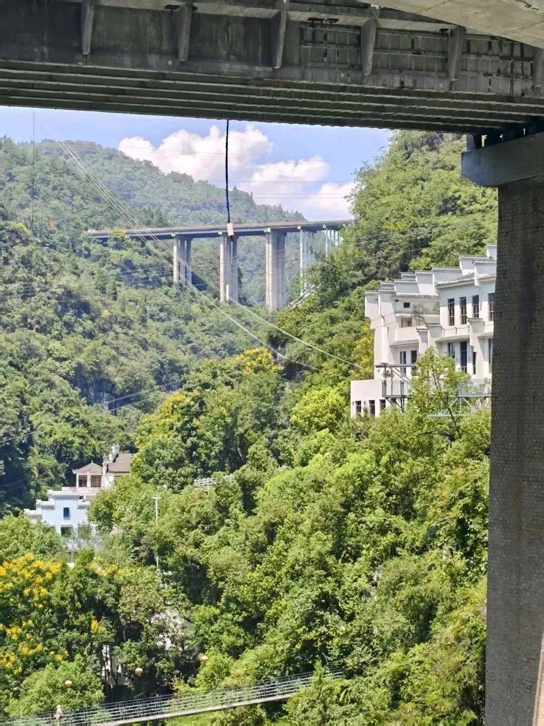 游客在景区蹦极坠入水中受伤