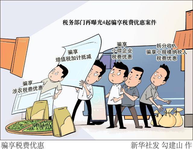 （图表·漫画）骗享税费优惠