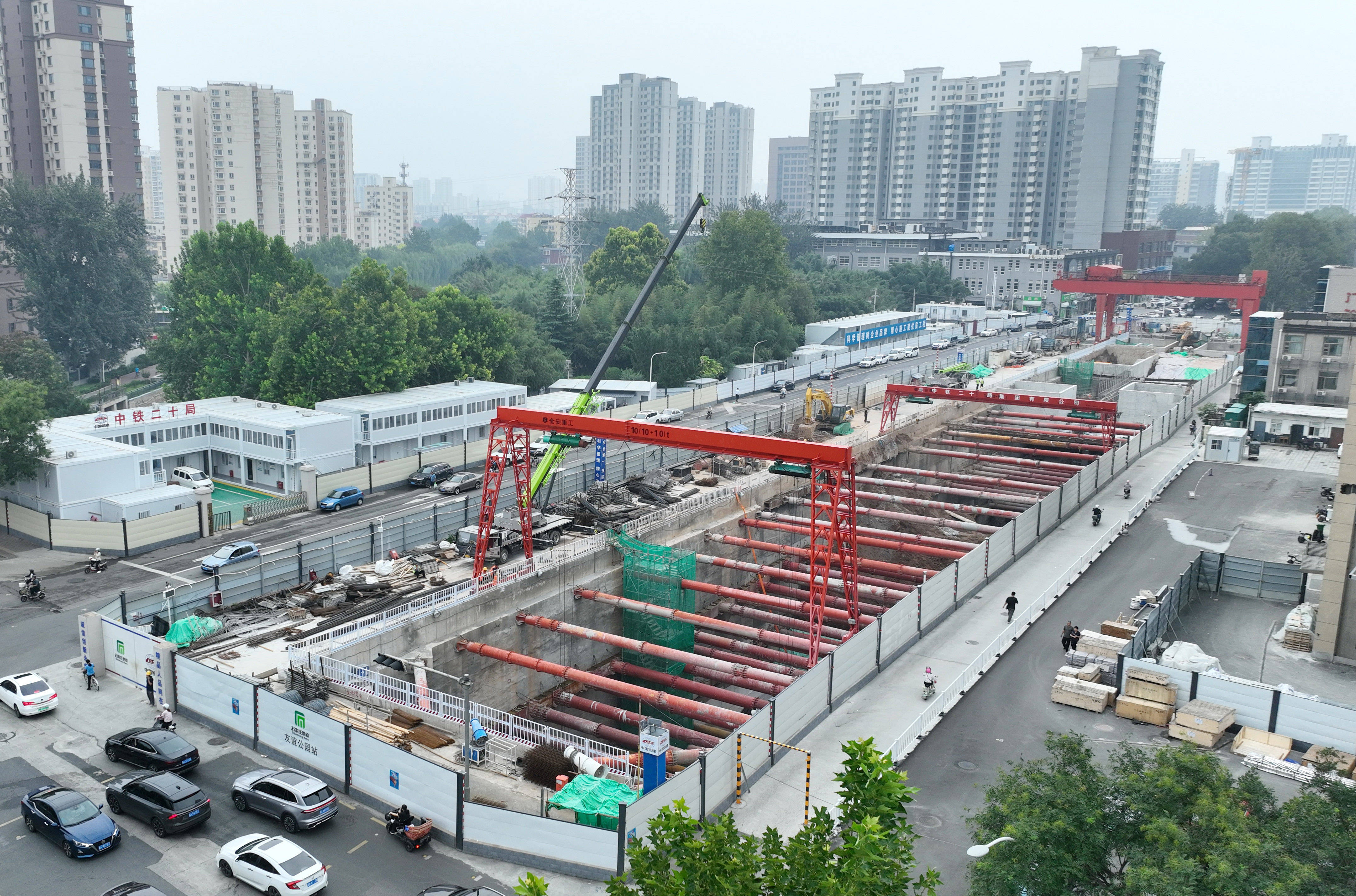 河北石家庄：地铁5号线建设稳步推进