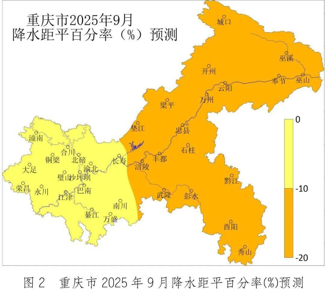雷雨、大风，重庆高温缓解！开学第一天有雨，整个9月份，9天有雨！
