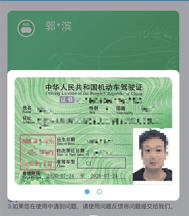 电子身份证,电子驾驶证