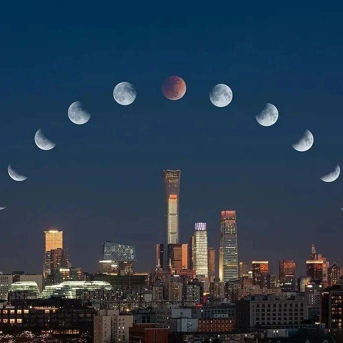 “血月”奇观来了！今年罕见“月全食”有啥说法？_天象_地球_月球