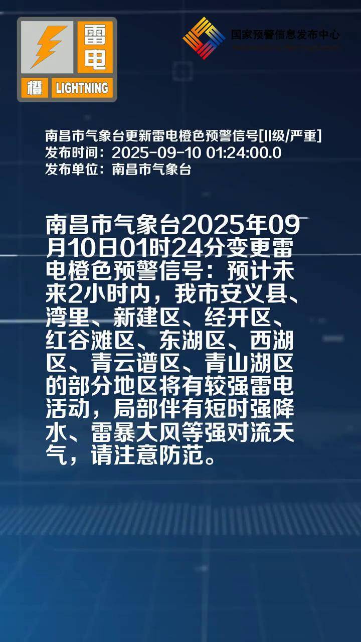 南昌未来天气预报