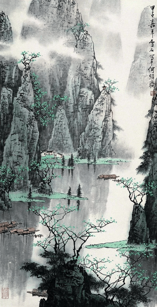 大师遗珍:白雪石山水画作品欣赏!
