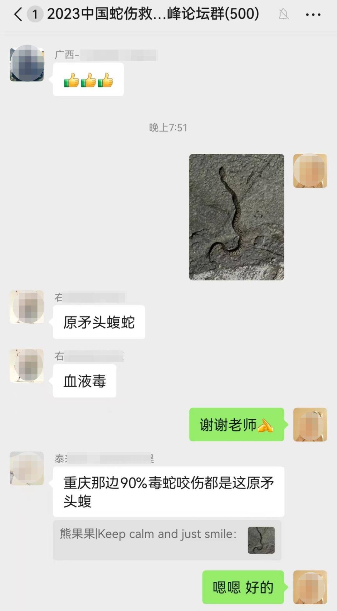 重庆巫山一男子散步被毒蛇咬伤，冷静女友拍蛇照、洗伤口、打120传照片，半小时送医获救