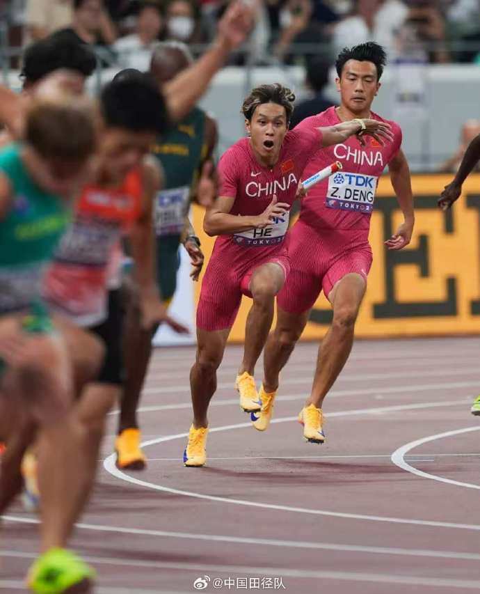 时隔三年再度打开43秒大关，世锦赛中国女子4x100接力排名第九遗憾止步预赛