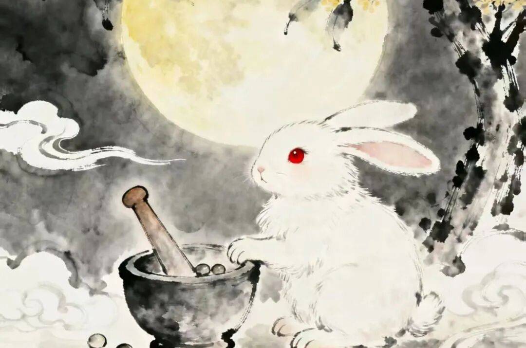 中秋传说·玉兔捣药中国传统节日·中秋节最广为人知的故事里,嫦娥吞