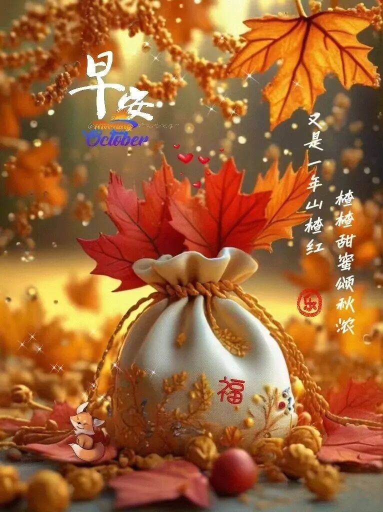 10月25日最漂亮早上好动态表情图片大全,早晨好动图美图大全