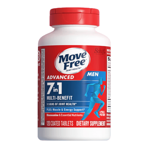Move Free氨糖软骨素，男人的能量补给，关节强健，精力充沛，错过可惜！_男性_产品_红瓶