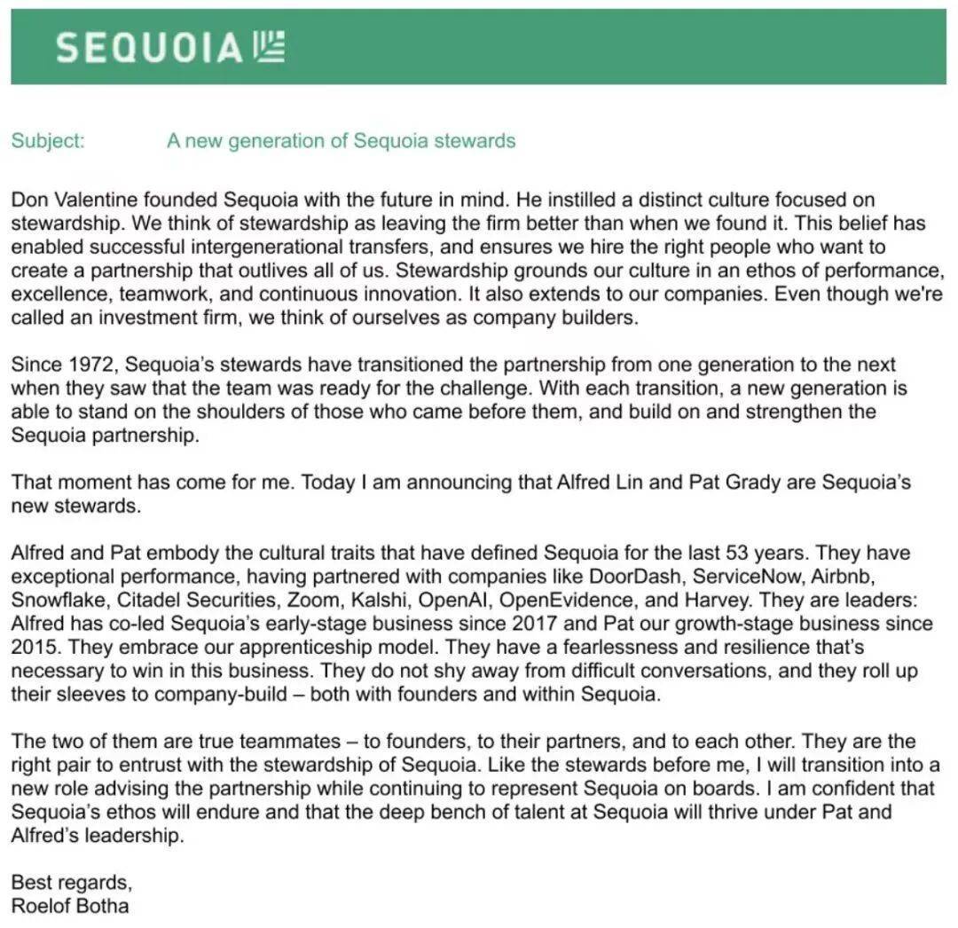 红杉资本“掌门人”突遭罢免!“这是‘起义’”,知情人士:他的情商与智力并不匹配!华裔大佬上位,公司进入“双话事人”模式