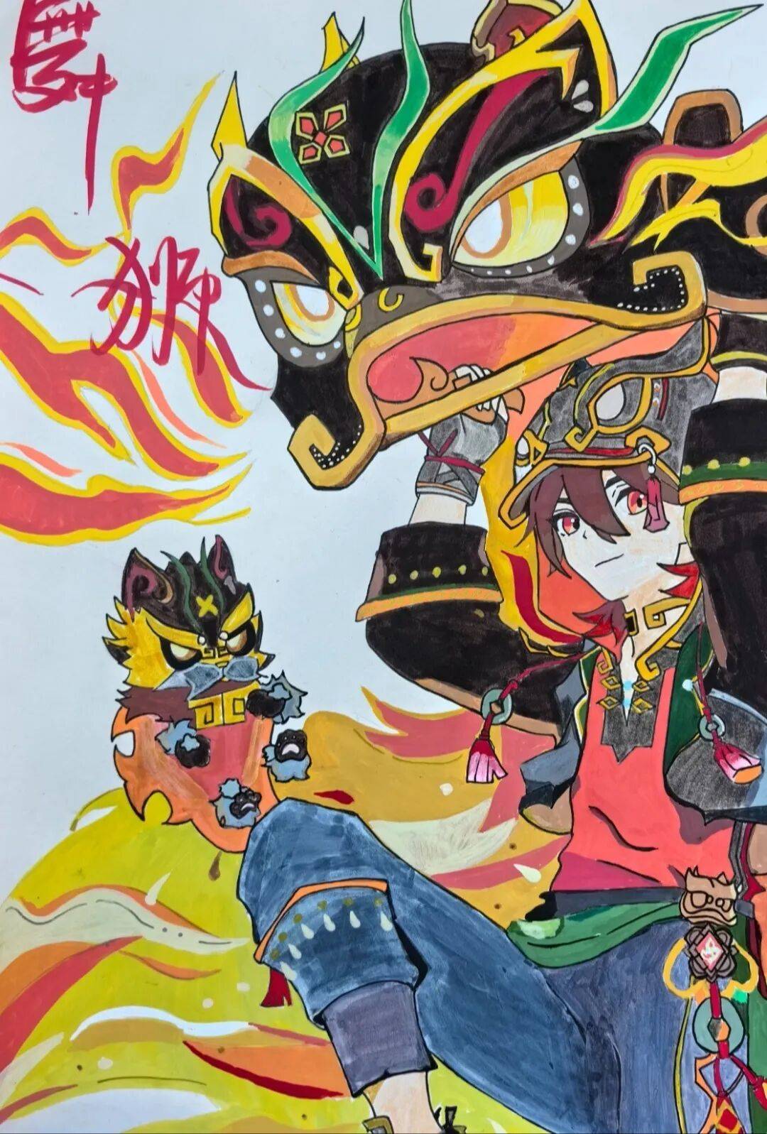 —绍兴国杰高级中学体育艺术节系列活动之美术作品