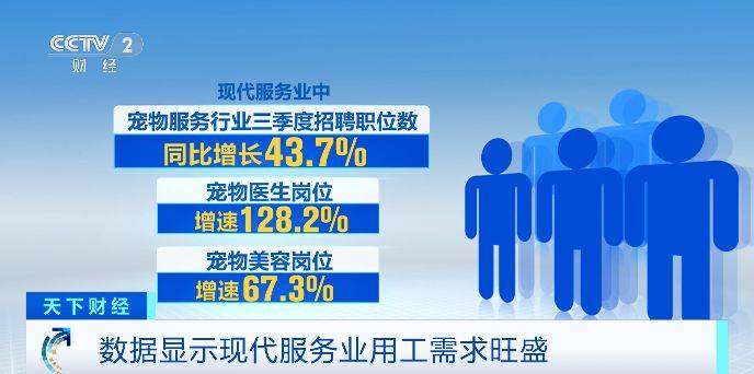 三季度宠物医生招聘猛增近130%！现代服务业用工需求旺盛