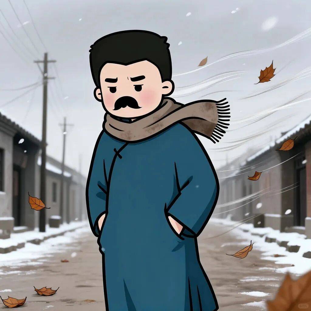 "降温了用鲁迅的方式这样发,笑死朋友圈"