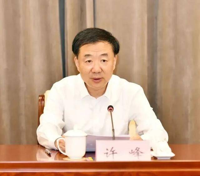 许峰拟任正厅级新职，曾获评“全国优秀县委书记”