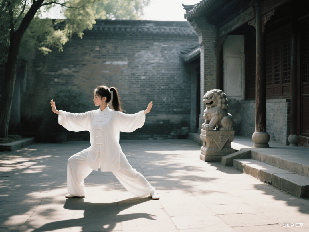 太极拳的“对拉拔长”_动作_身体_气血