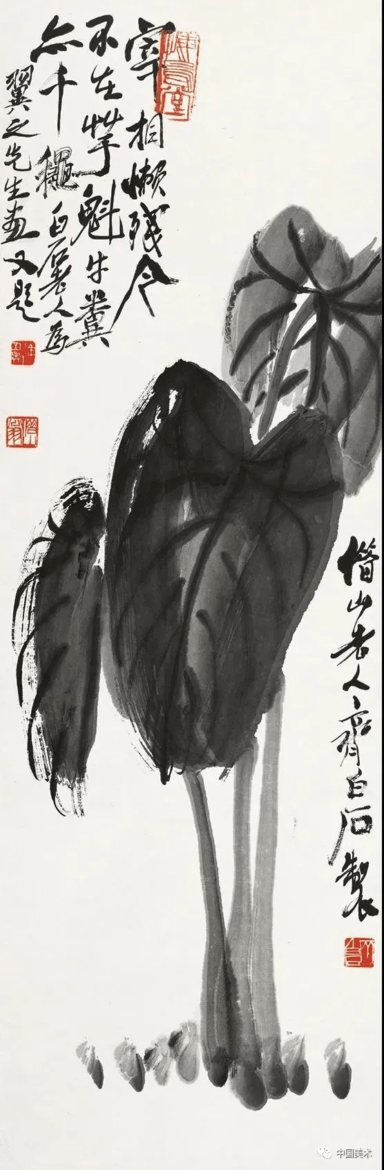 芋叶 齐白石 北京画院藏