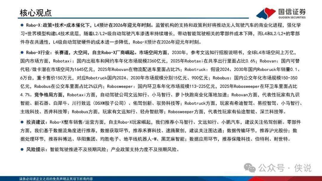 2026智能驾驶元年！Robo-X万亿市场爆发，产业链全解析 