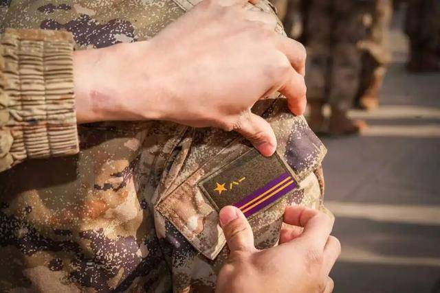 今天起，我军四大战略兵种正式启用兵种军旗臂章