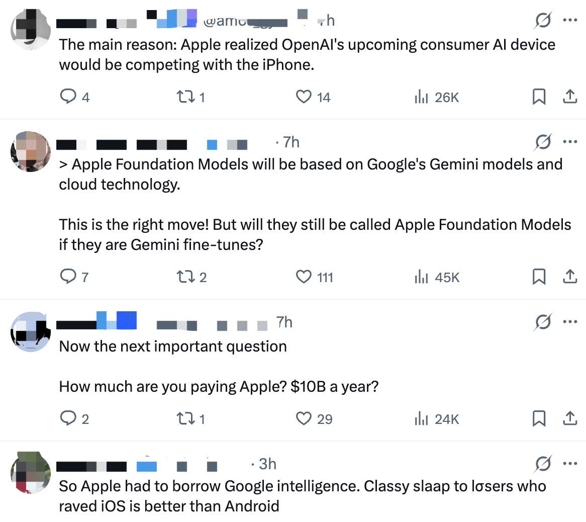 马斯克怒了！谷歌拿下苹果AI大单，市值直逼英伟达