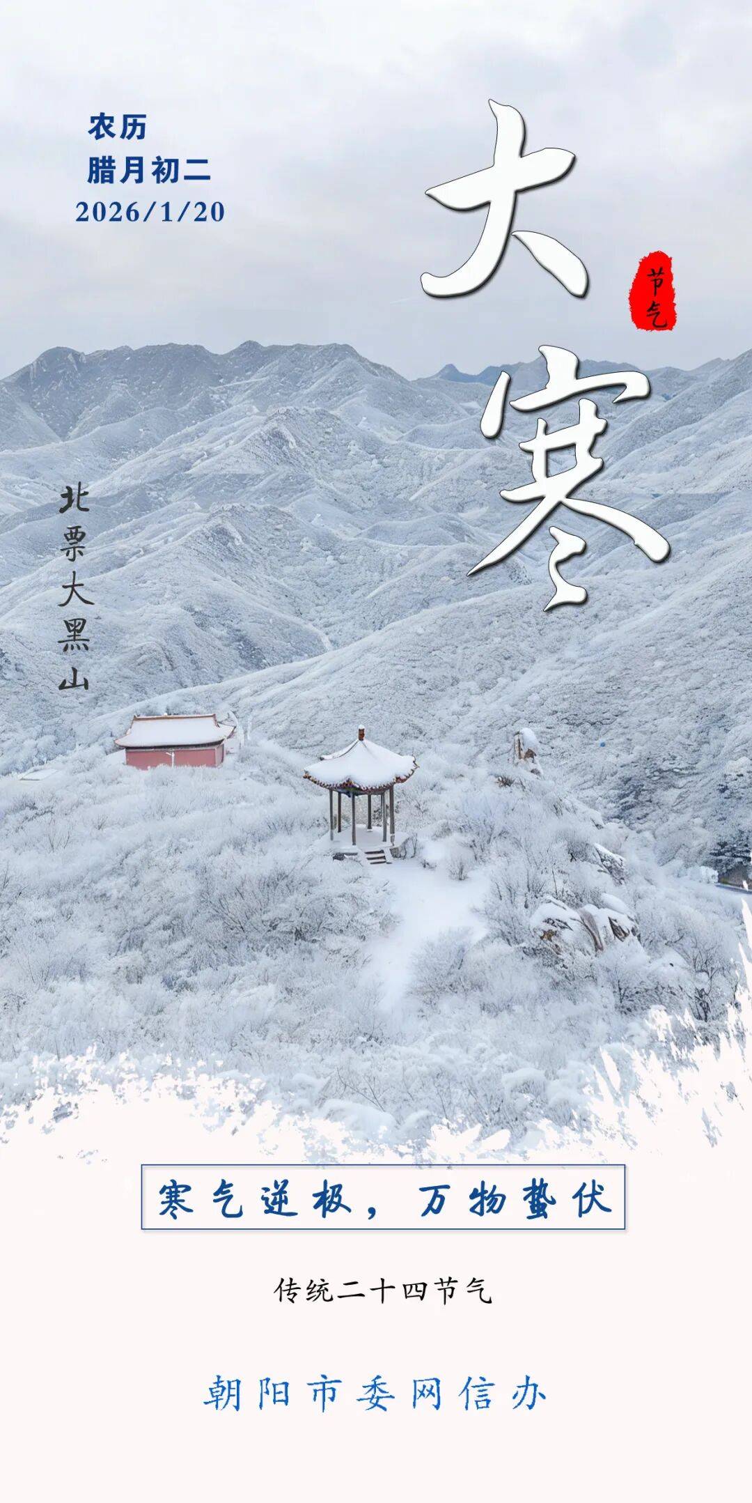 今日大寒_带着_春光_寒冬