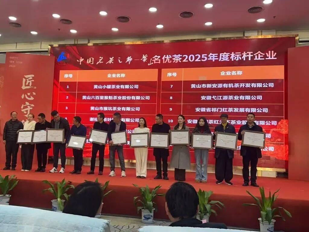 喜报!祁门红茶集团获评“名优茶2025年度标杆企业”_茶叶行业协会_品质_匠心