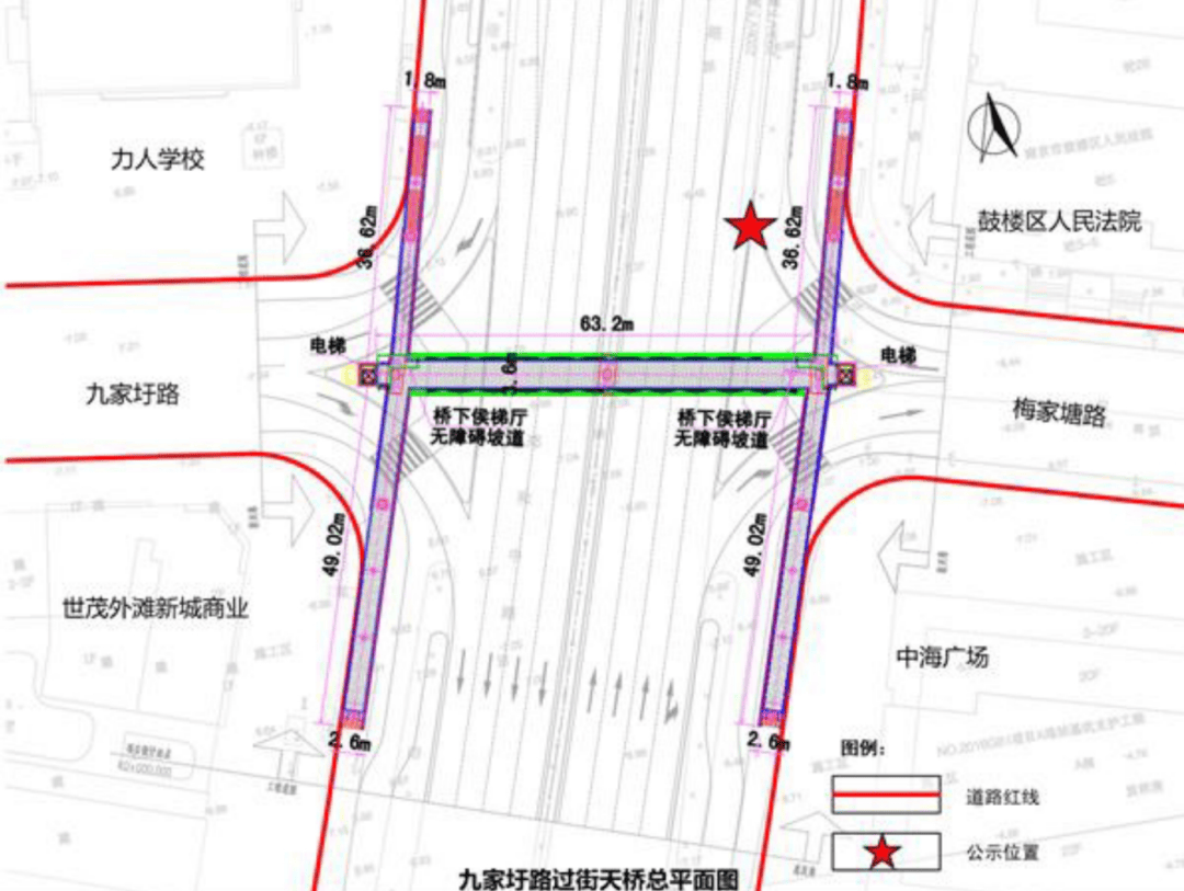 南京这里将添一座天桥,年内建成投用_惠民_大道_路口